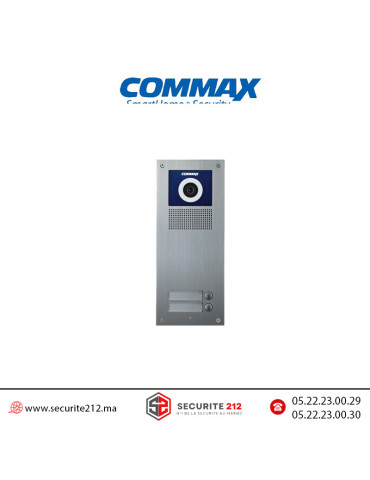 Platine de rue vidéophone COMMAX 2 postes DRC-2UC Maroc