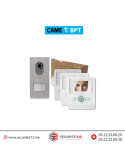 KIT vidéophone BPT Lithos + 3 moniteurs Perla blanc Casablanca Maroc