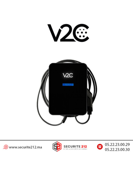 Borne de recharge V2C Trydan 7,4KW Wi-Fi & Bluetooth TRY32-1-L5 Casablanca Maroc