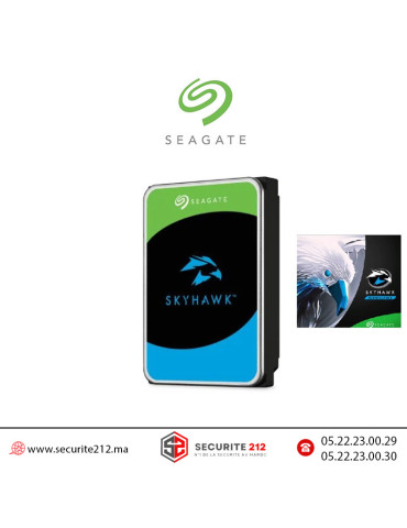 Disque dur 1TB SEAGATE Skyhawk pour la vidéosurveillance ST10000VE001 Casablanca Maroc
