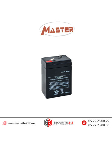 MASTER Batterie 6V 4,5AH étanche VRLA Casablanca Maroc