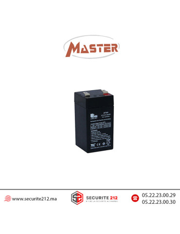 MASTER Batterie 4V 4,5AH étanche VRLA Casablanca Maroc
