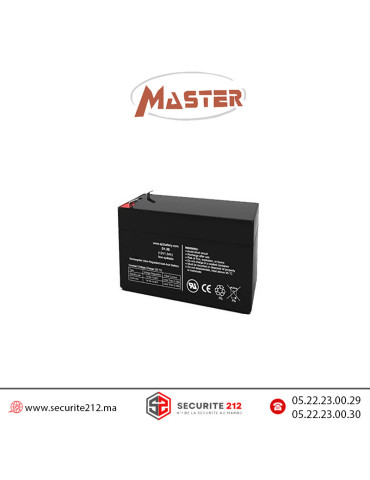 MASTER Batterie 12V 1,3AH étanche VRLA Casablanca Maroc
