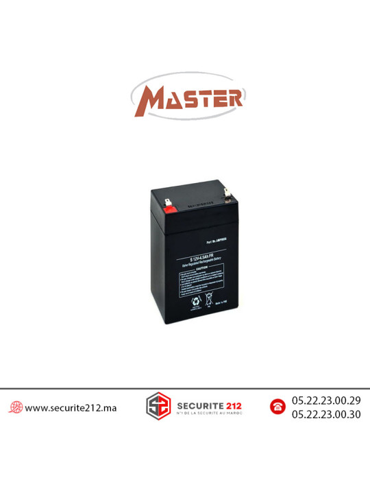 MASTER Batterie 12V 4,5AH étanche VRLA Casablanca Maroc