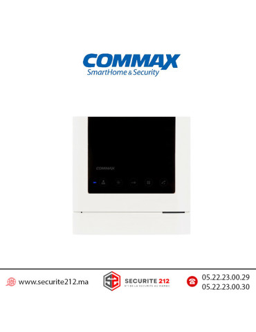 Moniteur vidéophone COMMAX écran LCD 4,3" Blanc CDV-43M Casablanca Maroc