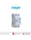 Interrupteur différentiel 2P HAGER 40A 30mA CDC240F Casablanca Maroc