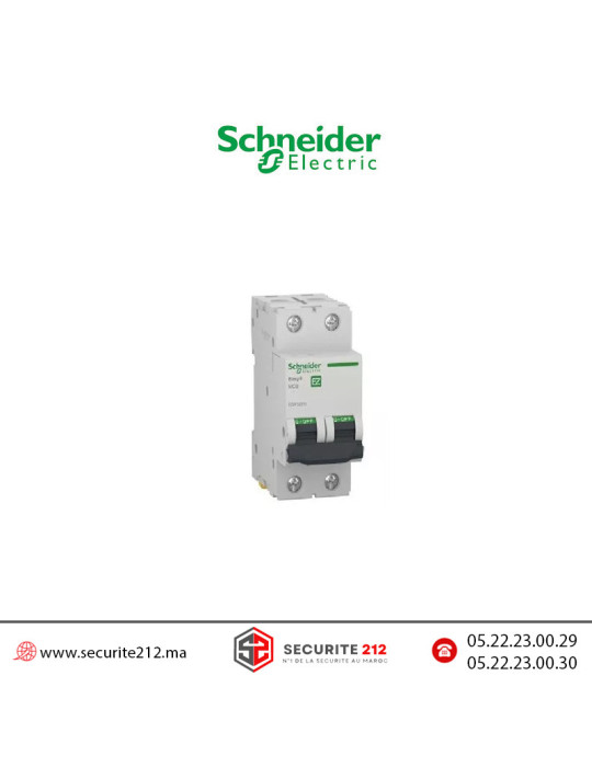 Disjoncteur SCHNEIDER Easy9 2P 40A EZ9F32240 Casablanca Maroc
