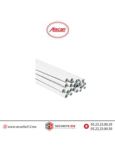 Tube PVC électrique rigide AISCAN 13D20 Casablanca Maroc