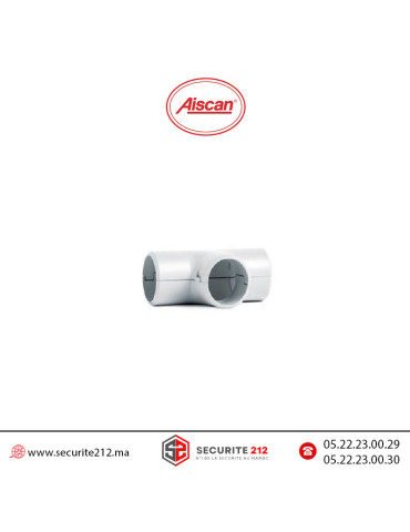 Tés tube PVC AISCAN D13 T20 Casablanca Maroc
