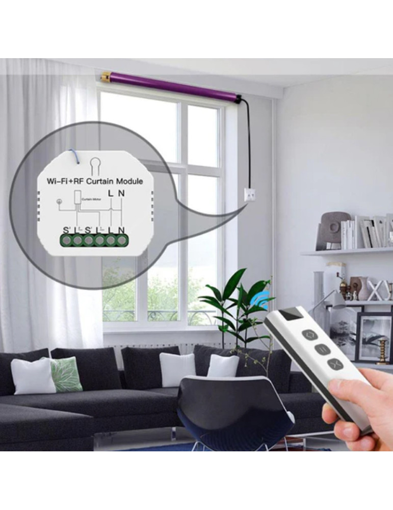 Switch Moes volet roulant WRM-108-MS Casablanca Maroc