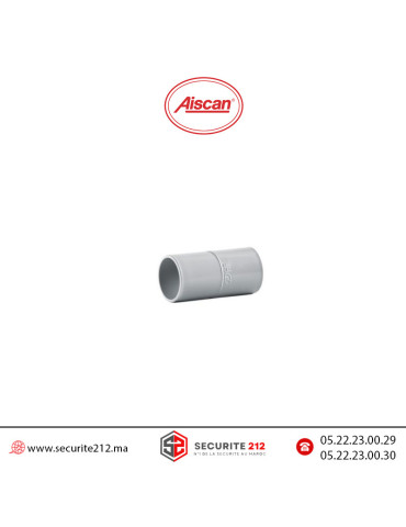 Raccord enfichable Tube PVC AISCAN D25 MGE25 Casablanca Maroc