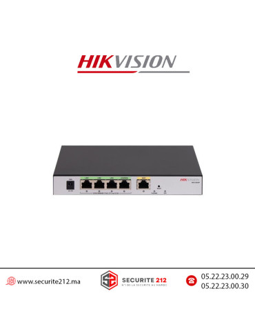 Routeur Hikvision All in One 5 Port PoE DS-3WG105GP-SI Casablanca Maroc