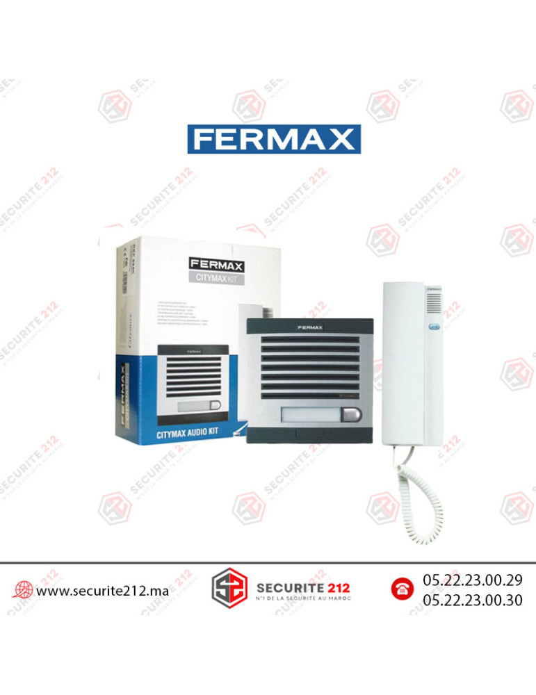 Kit interphone Fermax 1 poste FERMAX-6201 Casablanca Maroc