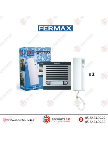 Kit interphone Fermax 2 postes FERMAX-6202 Casablanca Maroc