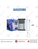 Kit interphone Fermax 4 postes FERMAX-6204 Casablanca Maroc