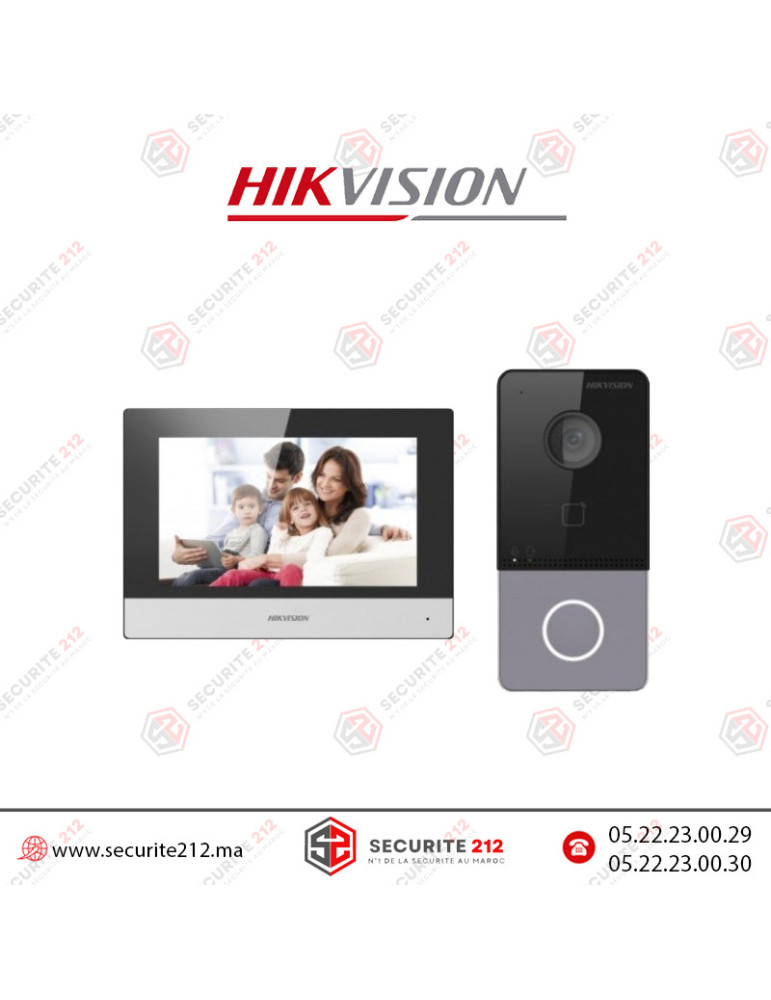 KIT vidéophone IP HIKVISION 2MP DS-KIS603-P