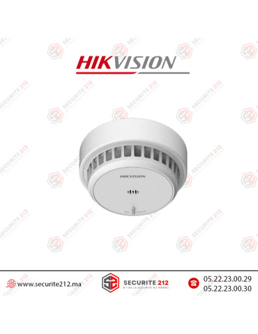 Détecteur de fumée Hikvision photoélectrique autonome Casablanca Maroc
