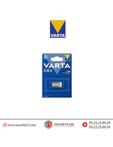 Pile VARTA CR2 3V lithium Casablanca Maroc