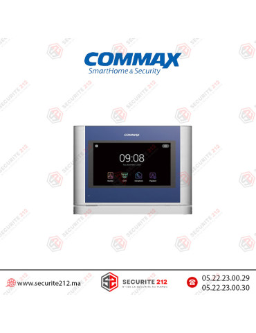 Moniteur vidéophone Commax Ecran TFT LCD 7" Silver CAV-70MG2SILVER Casablanca Maroc