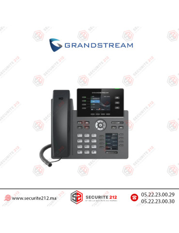 Grandstream téléphone IP LCD 2,8" 4 Lignes POE GRP2614  Casablanca Maroc