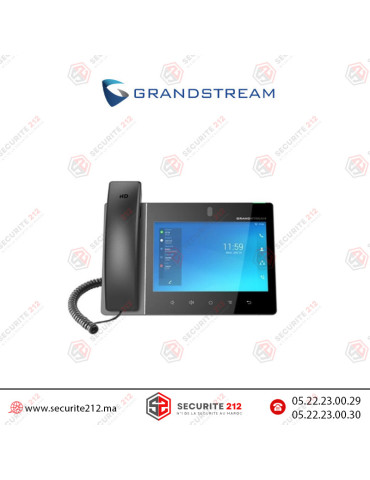 Grandstream téléphone IP Android LCD 8" 16 Lignes POE GXV3480 Casablanca Maroc