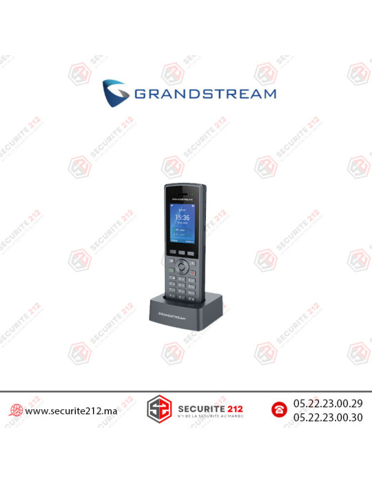 Combiné téléphonique sans fil Grandstream HD DECT robuste DP735 Casablanca Maroc