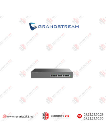 Switch Grandstream 8 ports POE Gigabit GWN7701PA Casablanca Maroc
