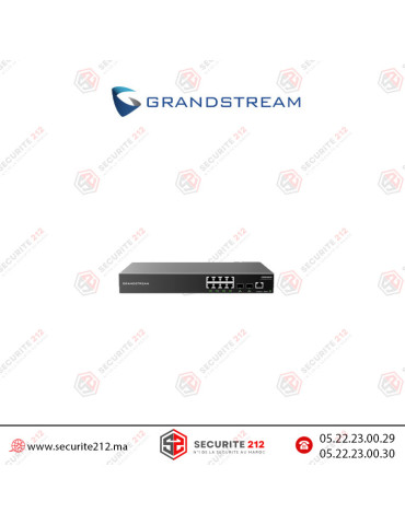 Switch Grandstream 8 ports POE 120W Gigabit GWN7801P Casablanca Maroc