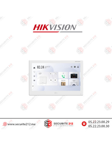 Moniteur vidéophone HIKVISION écran TFT 10.1" Android DS-KH9510-WTE1 Casablanca Maroc