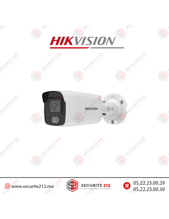 Caméra IP HIKVISION bullet 4MP ColorVu light DS-2CD2047G2-L Casablanca Maroc