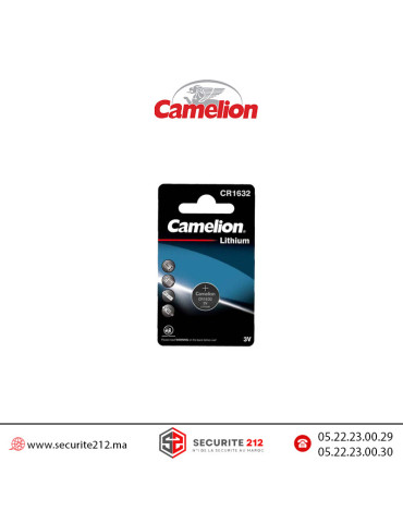 Pile bouton CAMELION CR1632 3V lithium  Casablanca Maroc