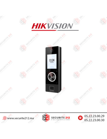 Pointeuse contrôle d'accès IP65 Hikvision DS-K1T323MBFWX-E1 Casablanca Maroc