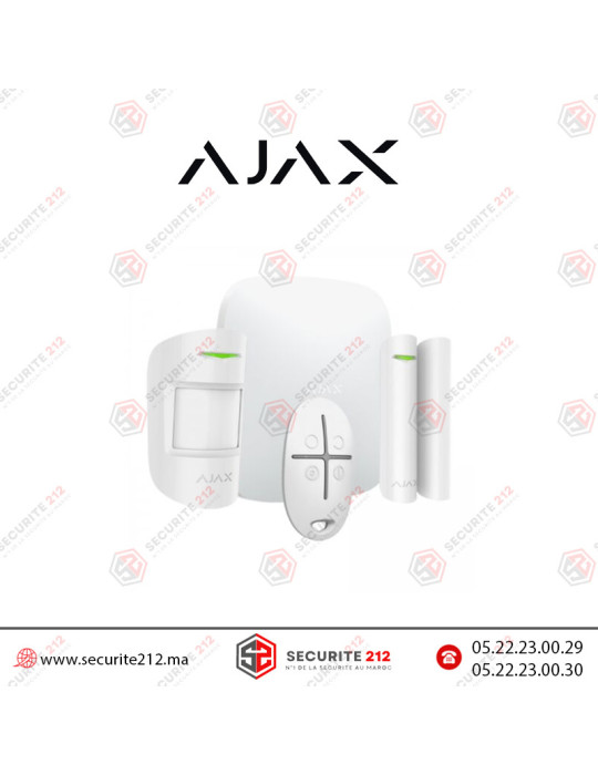 Panneau de contrôle de sécurité Hub 2 (8MA) blanc Ajax 47090.40.WH2 Casablanca Maroc