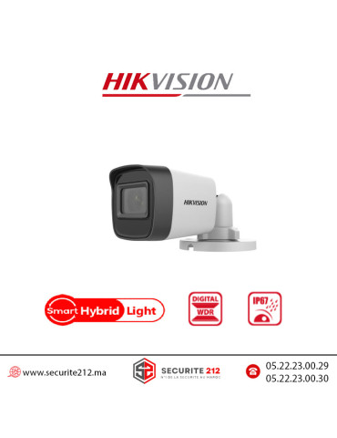 Caméra HIKVISION Bullet Fixe 2MP Smart Hybrid DS-2CE16D0T-EXIF Casablanca Maroc