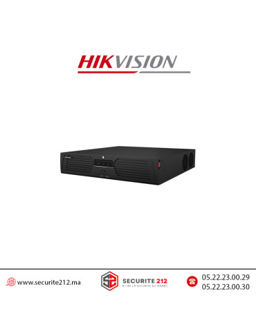 NVR Hikvision Ultra Series 32 canaux 8K DS-9632NI-M8 Casablanca Maroc