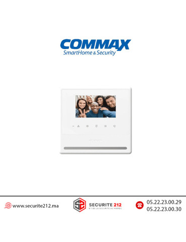 Moniteur vidéophone COMMAX écran LCD 4,3" blanc CDV-43Y Casablanca Maroc