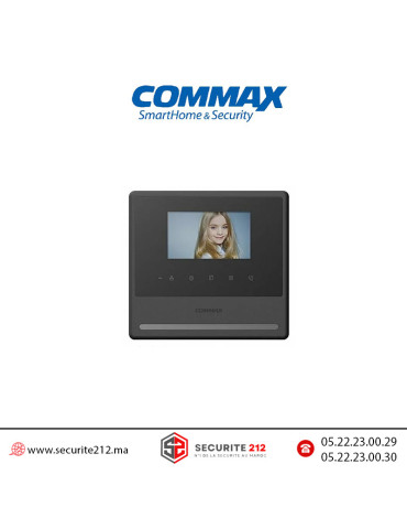 Moniteur vidéophone COMMAX écran LCD 4,3" noir CDV-43YN Casablanca Maroc