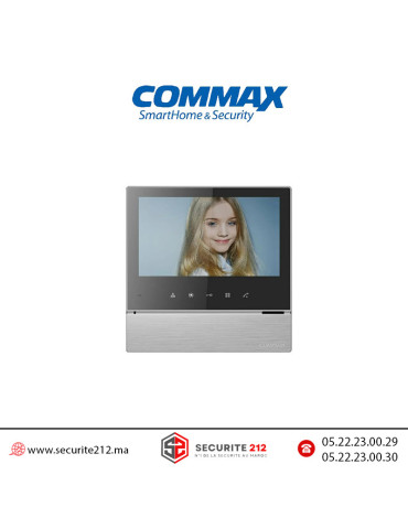 Moniteur vidéophone COMMAX écran LCD 7" silver CDV-70H2BSILVER Casablanca Maroc