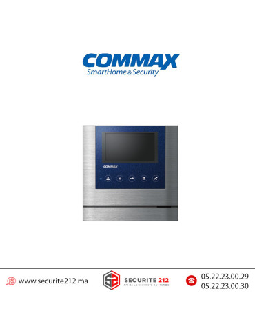 Moniteur vidéophone COMMAX 4,3'' metal  CDV-43MMET Casablanca Maroc