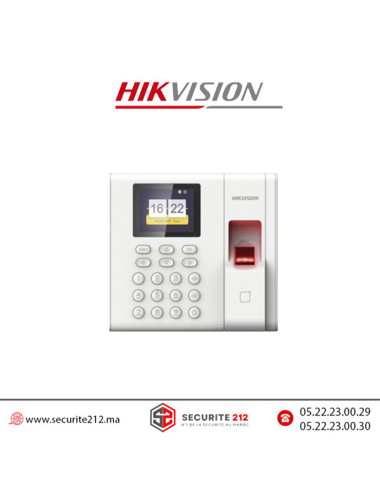 Pointeuse horaire Hikvision DS-K1T8003MF Hikvision | Securite212 Maroc