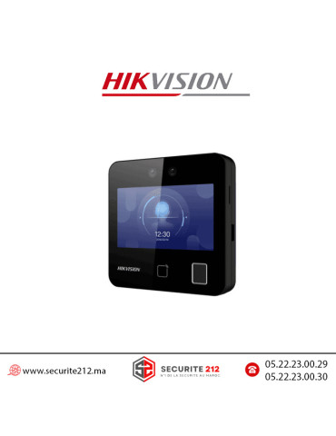 Pointeuse contrôle d'accès HIKVISION DS-K1T343MFX Casablanca Maroc