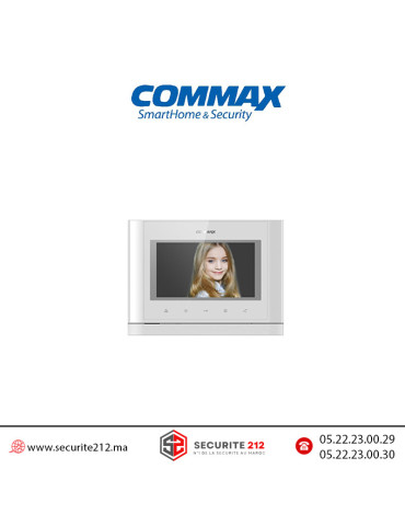 Moniteur vidéophone COMMAX TFT LCD 7'' CDV-77MBL Casablanca Maroc