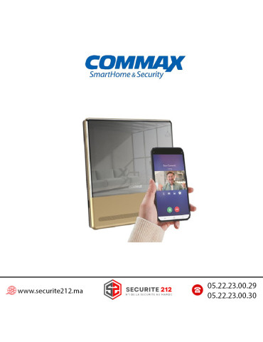 Vidéophone connecté COMMAX écran LCD 10" gold CDV-1004QTG Casablanca Maroc