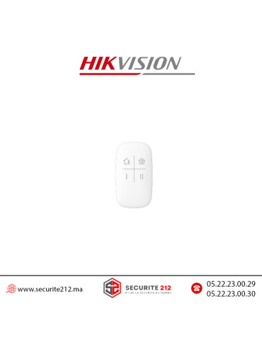 Télécommande sans fil alarme HIKVISION DS-PKF1-WB Casablanca Maroc