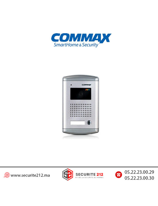 Platine de rue vidéophone COMMAX 1 poste DRC-4CAN Maroc