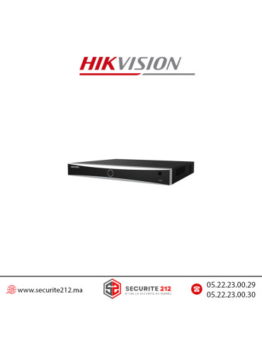 Nvr Hikvision 4K 16 canaux 2HDD AcuSense PRO DS-7616NXI-K2 Casablanca Maroc