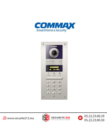 Platine de rue vidéophone COMMAX DRC-GUC/M/RF1 Casablanca Maroc