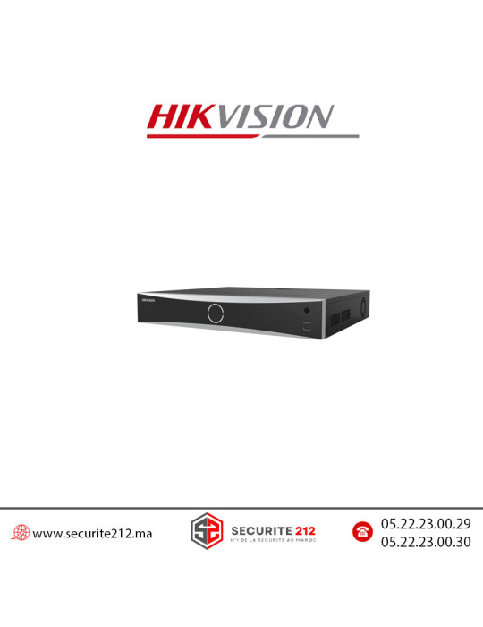 Nvr Hikvision 4K 32CH POE 4HDD AcuSense PRO DS-7732NXI-I4/16P/S Casablanca Maroc