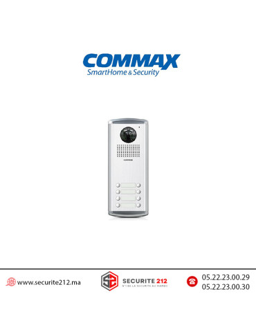 Platine de rue vidéophone COMMAX 8 postes DRC-8AC2 Maroc