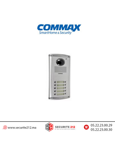 Platine de rue vidéophone COMMAX 10 postes DRC-10AC2 Maroc